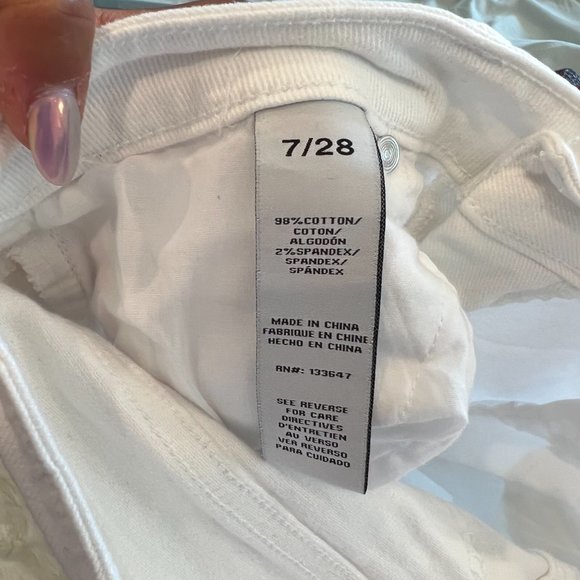 White Skinny Jeans, size 28 - Picture 8 of 8